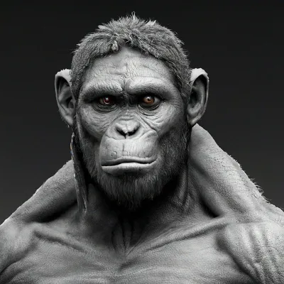 Человек обезьяна» — создано в Шедевруме