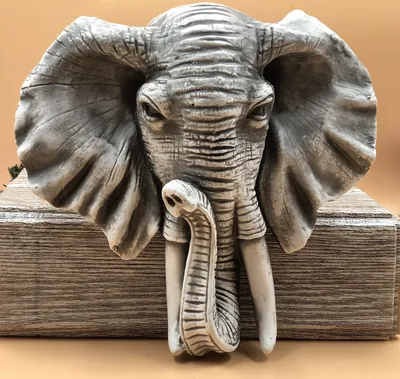 Череп слона, сепия, на фоне писмена…» — создано в Шедевруме