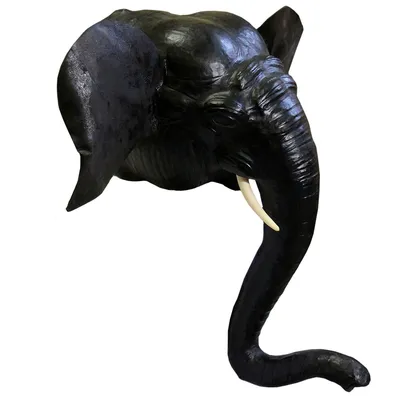 Декор на стену голова животного слон купить | SCULTORE - Мастерская  скульптуры