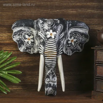 Голова Слона\" L 90 см., настенный декор