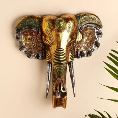 Трофей голова слона, фанера, настенная фигура, сборная 3D модель  (ID#586036550), купить на Prom.ua