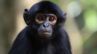Черная обезьяна с открытым ртом при большой зуб, сидя в среду обитания  природы, темный тропический лес Celebes Crested макака, Ma Стоковое  Изображение - изображение насчитывающей смотреть, тварь: 80570335