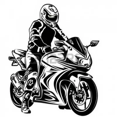 Фоны с черно-белыми мотоциклами: бесплатно скачать