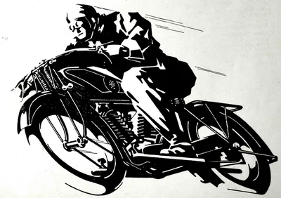 Картинки черно-белых мотоциклов для обоев на телефон