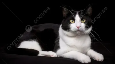 Черно-белый кот в цвета\" Арт.\"МЖ0957\"