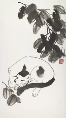 Интерьерная картина на холсте \"Черно - белый кот\" животные размер 75x100 см  - купить по низкой цене в интернет-магазине OZON (510983150)