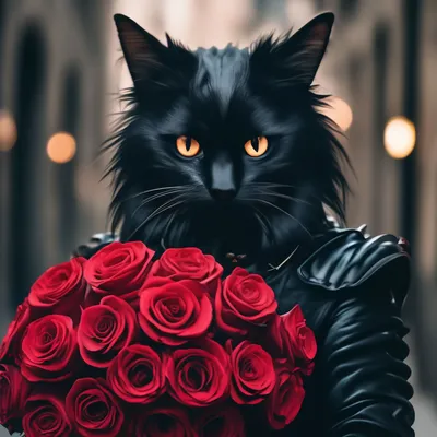 Не повезёт если чёрный кот …» — создано в Шедевруме
