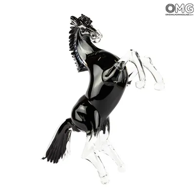 Черная лошадь - красивые фото