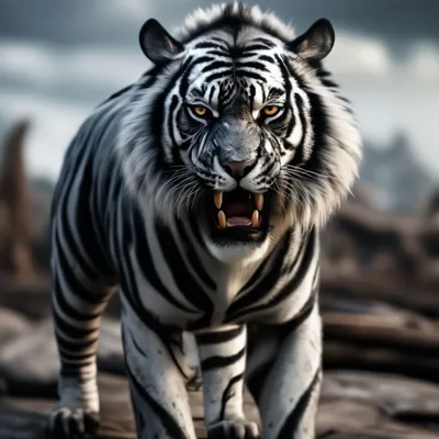 Редчайший черный тигр попал в объектив фотоаппарата: Звери: Из жизни:  Lenta.ru
