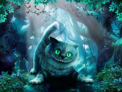 Кому нравится чеширский кот из игры Алиса в стране чудес ставьте плюс) |  Пикабу