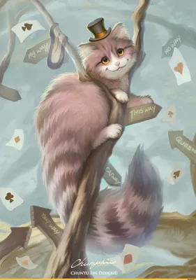 Постер плакат Алиса в стране чудес Чеширский кот Alice in Wonderland 42х29  см А3 (poster_0297) (ID#1473577771), цена: 160 ₴, купить на Prom.ua