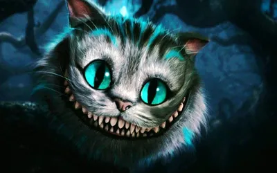 Раскраска Чеширский кот | Раскраски из мультфильма Алиса в стране чудес  (Alice in Wonderland)