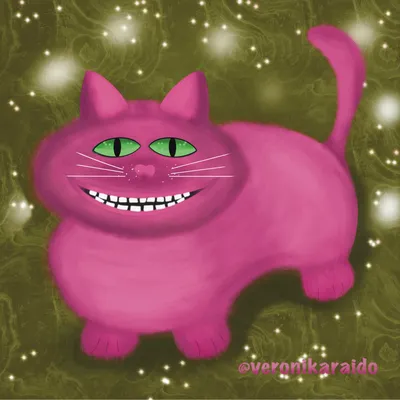 Чеширский кот раскраска - 57 фото