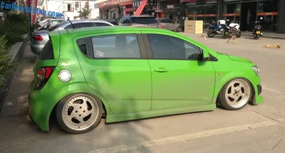 Chevrolet Aveo is a low rider in China