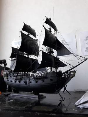 Сборка модели - Чёрная жемчужина, корабль капитана джека воробья (ZVEZDA) -  YouTube