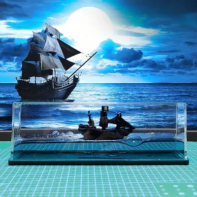 Купить Сборная модель «Корабль капитана Джека Воробья «Чёрная Жемчужина»  (1556351) в Крыму, цены, отзывы, характеристики | Микролайн