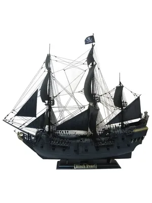 Корабль Чёрная Жемчужина., неоновое …» — создано в Шедевруме