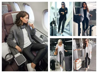 Как одеться в самолет: 5 отборных образов - «Stella Ricci»