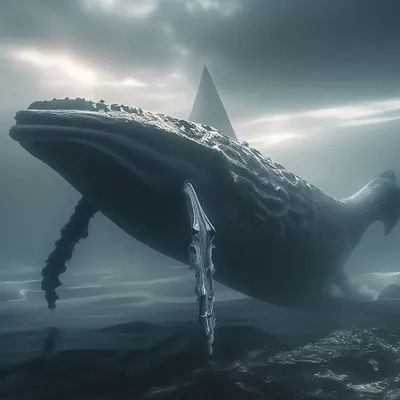 Рыба-кит, которая сразу станет фоном для твоего экрана: webp формат доступен!