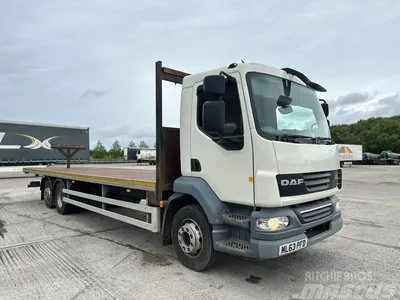 Тентованный грузовик DAF LF 250 EURO 6 18 TONNE из Великобритании, купить  подержанный Тентованный грузовик, Truck1 ID: 7779462