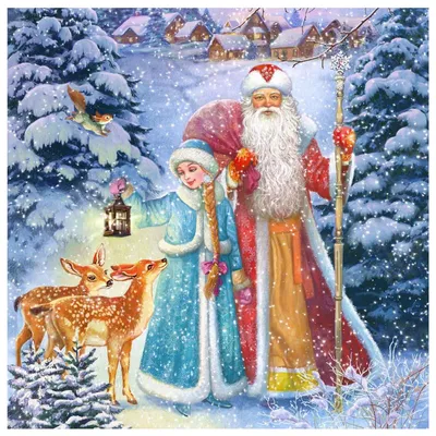 Волшебные картинки Деда Мороза: бесплатно в формате webp