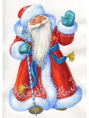 Дед Мороз в сказочном стиле: новые изображения для фонов