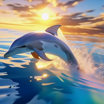 Белобокий Дельфин арт - 71 фото