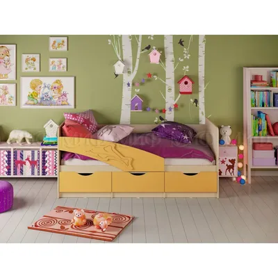 Кровать «Дельфин-3» оранжевый металл - купить недорого в интернет-магазине  Фран по цене от 11090 руб