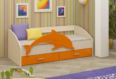 Кровать Дельфин 2000*800 (левая) - купить за 0 руб. в Новочеркасске |  интернет-магазин Мебель Стайл