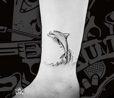 Dolphin tattoo by Pavlikov Tattoo | Photo 24507