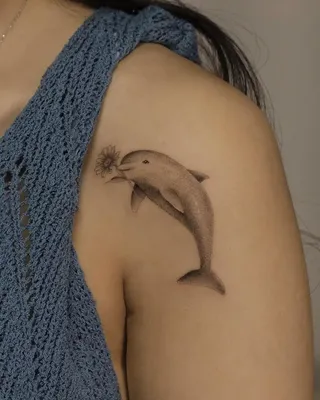 Dolphin Temporary Tattoo (Set of 3) – Small Tattoos