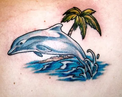 watercolor dolphin tattoo | Deanna Wardin | Flickr