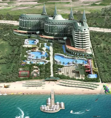 Delphin Palace Hotel in Antalya, Turkish Riviera, Turkey Stock Photo - Alamy