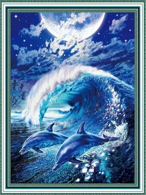 Красивые Дельфины Плавают Дельфин Прыгает Над Голубой Водой — стоковые  фотографии и другие картинки Вода - iStock