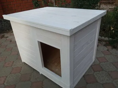Будка для собаки, 70 × 60 × 110 см, деревянная, с крышей (2846185) - Купить  по цене от 7 659.00 руб. | Интернет магазин SIMA-LAND.RU