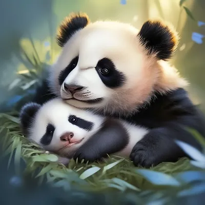 Детеныш панды в Московском зоопарке открыл глаза — Сноб