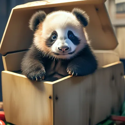 Московский зоопарк показал подросшего детеныша панды Диндин | Вечёрка
