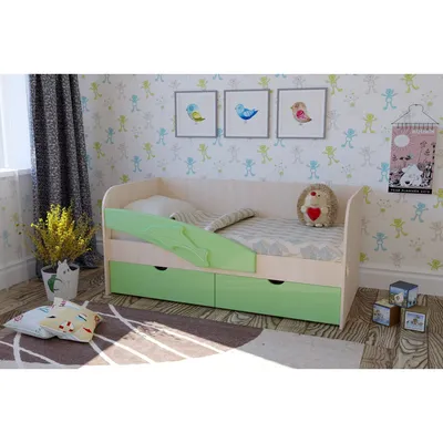 Детская кровать Дельфин-2 1,8 м купить недорого с доставкой по  Санкт-Петербургу в интернет-магазине мебели Диванчик СПб.