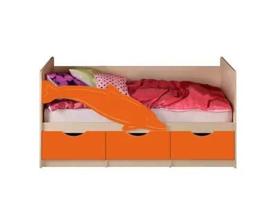Детская кровать Дельфин-3 МДФ салатовый (80х160) недорого купить в Москве с  быстрой доставкой по цене производителя. | Кровати для детской от  производителя Регион 058
