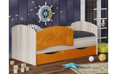 Детская кровать Дельфин-1 МиФ - Купить недорого с доставкой
