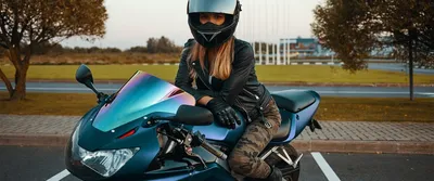 Фоны с девушками на мотоциклах в хорошем качестве