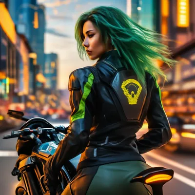 Фото девушек на мотоцикле со спины 2024