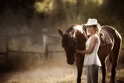 Девушка верхом на лошади Stock Photo | Adobe Stock