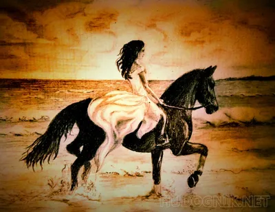 Девушка на коне в интернет-магазине Ярмарка Мастеров по цене 7000 ₽ –  R8TD8BY | Картины, Тверь - доставка по России