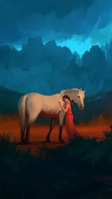 Картинки девушка, лошадь, довольная, гладит - обои 1600x1200, картинка  №408130