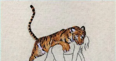 Тигр и девушка в орнаменте флористическом. Иллюстрация вектора Иллюстрация  вектора - иллюстрации насчитывающей природа, бобра: 186512358
