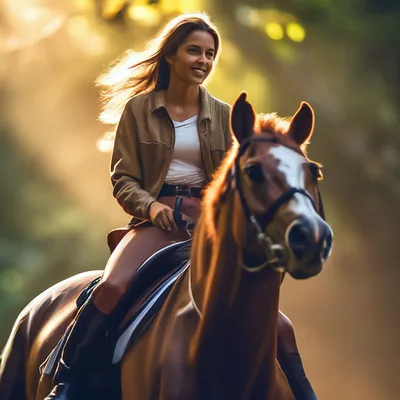 Молодая Красивая Девушка Верхом На Лошади — стоковые фотографии и другие  картинки Лошадь - Лошадь, Веселье, Взрослый - iStock
