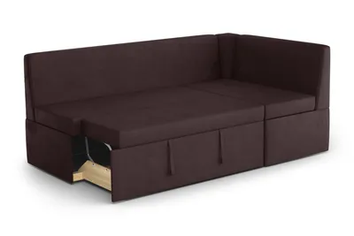 Прямой диван-кровать AH!DIVAN Йеллинг, 235х85х75 см, горчичный рогожка,  механизм дельфин - характеристики и описание на Мегамаркет