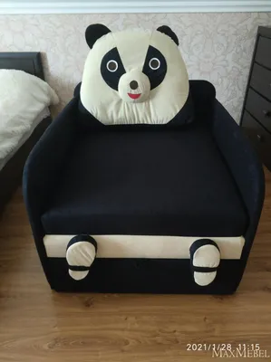 Детский диван Панда мех купить в Екатеринбурге недорого