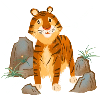 Рисунок Добрый тигр №288258 - «Символ Нового года!» (13.02.2022 - 21:03)